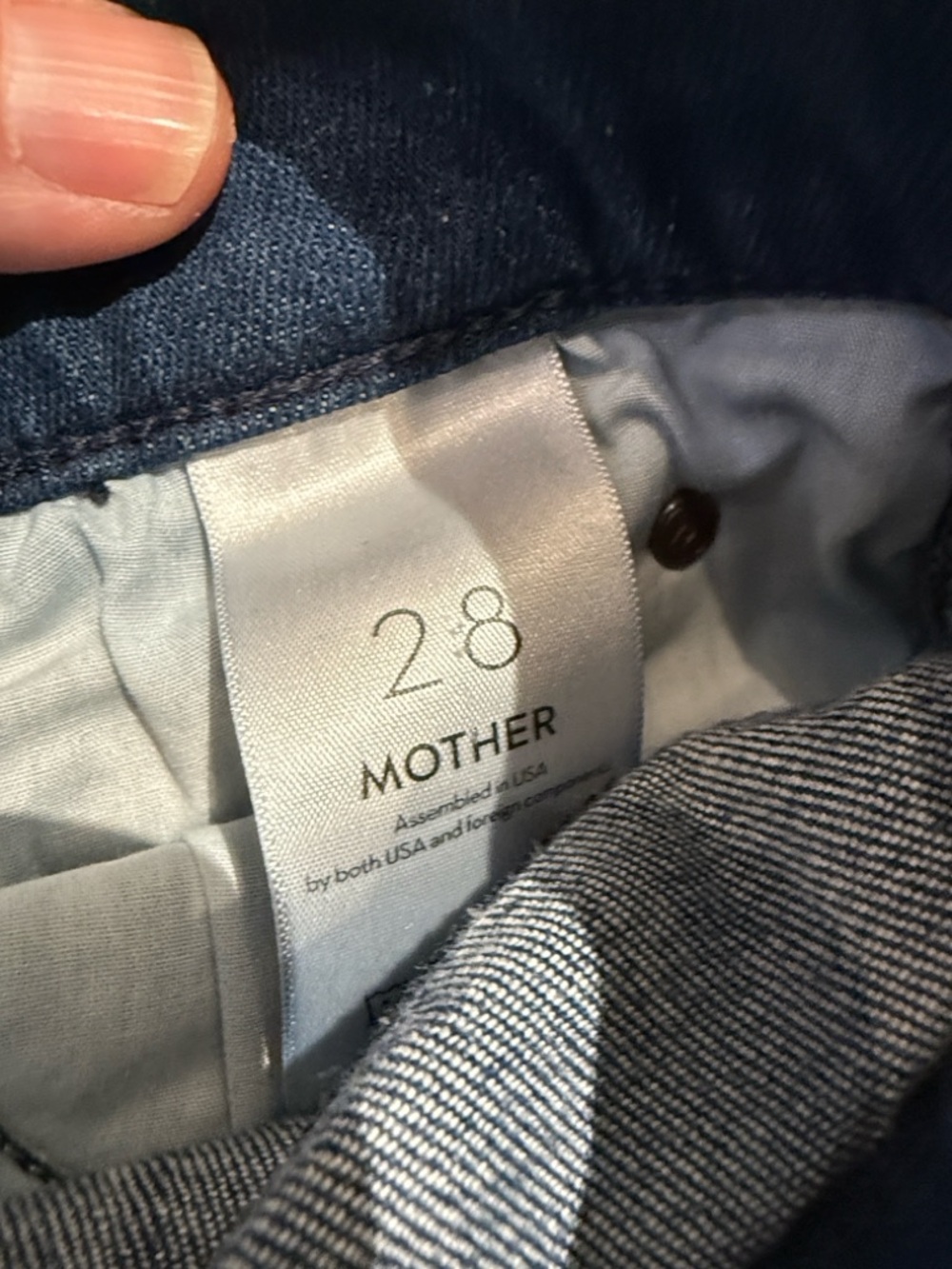 MOTHER The Stunner Zip Ankle Step Fray Jeans Size 28 - Picture 11 of 11